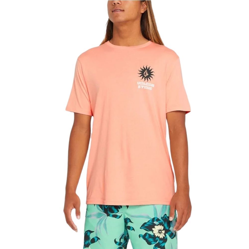 Volcom peach graphic short sleeve t-shirt Large men's